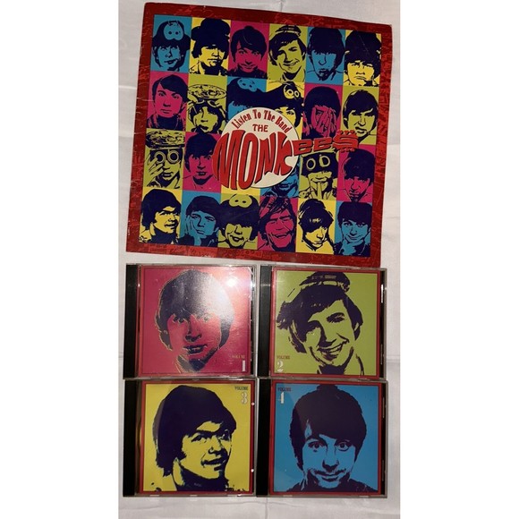 Listen To The Band, The Monkees (4-CD Set and Book, 1991) no poster